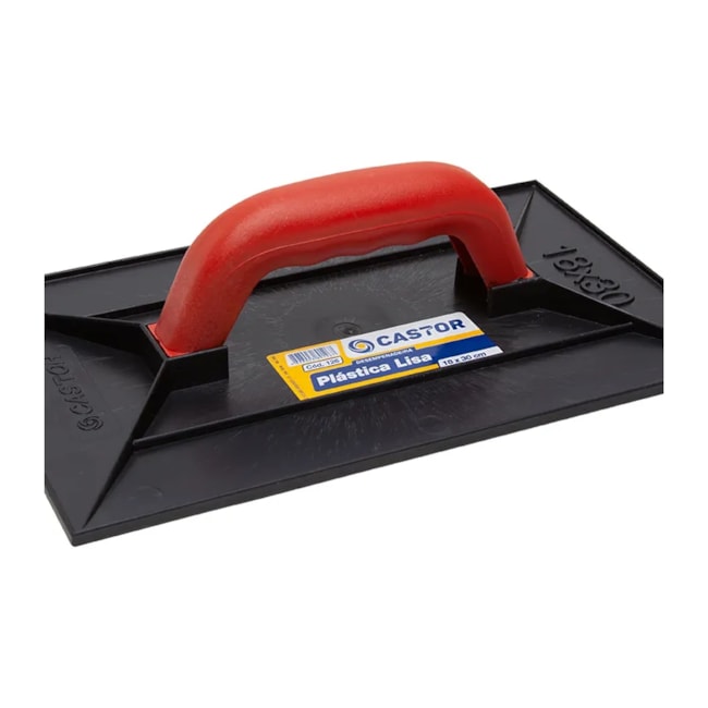Desempenadeira Plástica PVC com Base Lisa 30CM X 18CM 61824 CASTOR-7b4e35a3-023c-4605-8402-f088e06fbdf4