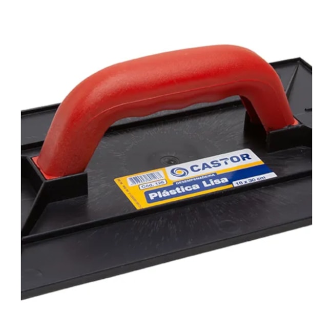 Desempenadeira Plástica PVC com Base Lisa 30CM X 18CM 61824 CASTOR-317f42d1-30e2-42a9-8849-85bec5bfb569