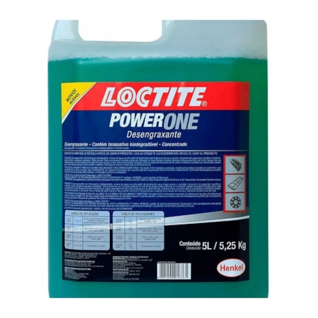 Desengraxante Biodegradável 5 Litros SF 7839 POWER ONE LOCTITE