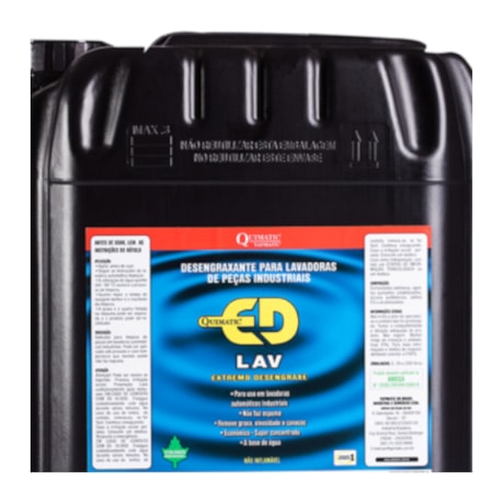 Desengraxante Concentrado Ecológico 20 Litros QUIMATIC ED LAV TAPMATIC
														