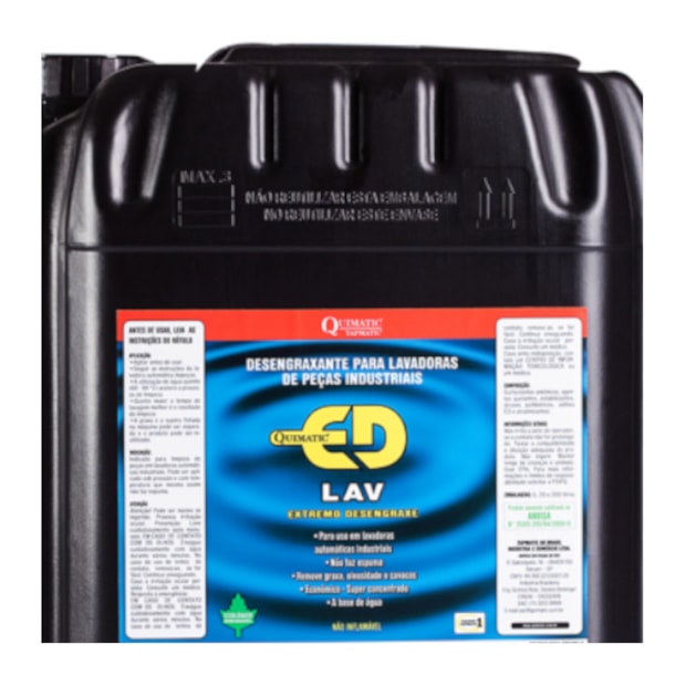 Desengraxante Concentrado Ecológico 20 Litros QUIMATIC ED LAV TAPMATIC
							
											-74a13297-03e6-41fc-942d-0d4f0e77b790