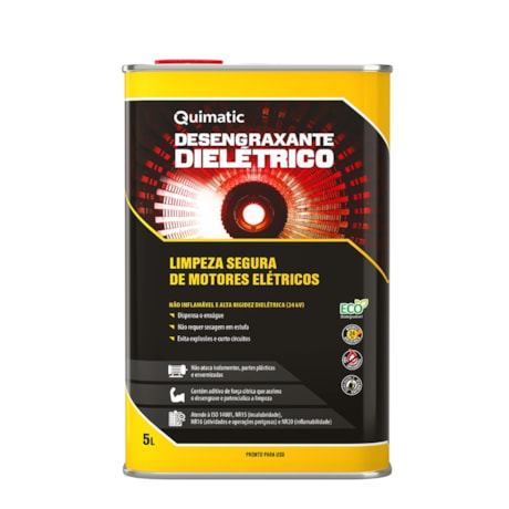 Desengraxante Dielétrico 5 Litros QUIMATIC DT2 TAPMATIC