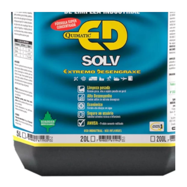 Desengraxante Industrial Biodegradável 5 Litros QUIMATIC ED SOLV TAPMATIC
							
											-7dd0abd2-76ae-49e5-a8ac-4a092a924fa4