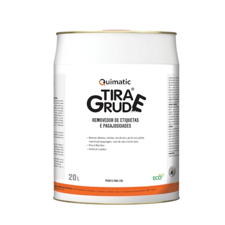 Desengraxante Tira Grude Removedor de Etiquetas e Pegajosidades 20 litros FA4 QUIMATIC