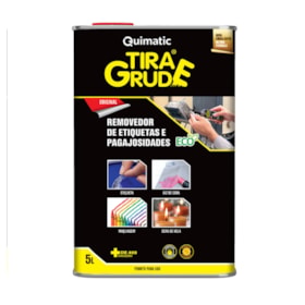 Desengraxante Tira Grude Removedor de Etiquetas e Pegajosidades 5 litros FA3 QUIMATIC