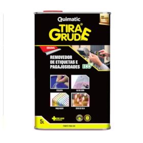 Desengraxante Tira Grude Removedor de Etiquetas e Pegajosidades 5 litros FA3 QUIMATIC