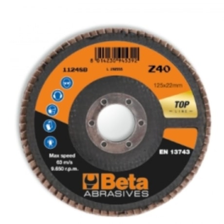 Disco Abrasivo Laminado 4.1/2 GR 60 11248B BETA-70787691-683f-4874-afff-1af27892581a