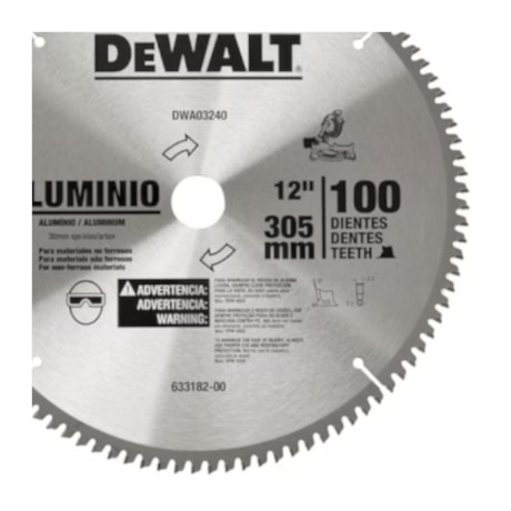 Disco Circular para Serra Widia 12'' 100 Dentes DWA03240 DEWALT-15dcfc20-1e41-4c59-b05f-003e2ff2dc5d