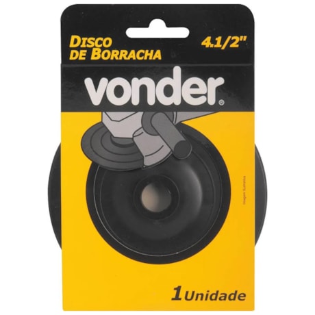 Disco de Borracha Flexível para Lixadeira 4.1/2