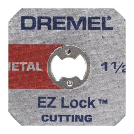 Disco de Corte 1.1/2'' Ez-Lock para Micro Retifica com 5 Peças 2615E456AJ DREMEL