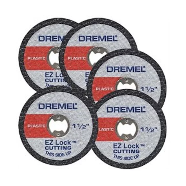 Disco de Corte 1.1/2'' Ez-Lock para Micro Retifica com 5 Peças 2615E456AJ DREMEL-4c4a3538-c31a-4d24-834f-1fd17c33b7e9