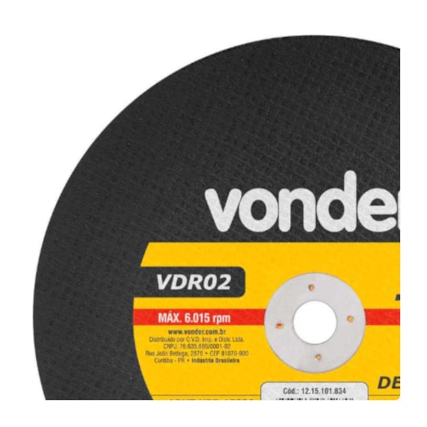 Disco de Corte 10'' 1/8'' 1215101834 VONDER-611fcc70-ee78-4fec-bb1f-dafbe03a0fb4