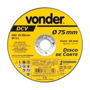 Disco de Corte 3'' 3/8'' 1.4mm 1240075140 VONDER