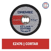 Disco de corte 38mm EZ-Lock para Micro Retifica 2615E476AE/AC DREMEL