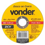 Disco de Corte 4.1/2" x 1.2mm x 7/8" 1240500120 VONDER