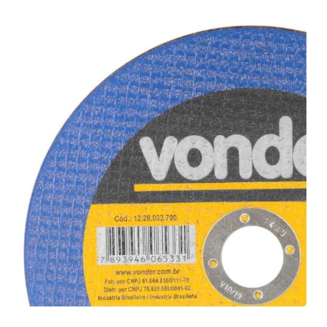 Disco de Corte 7'' 1/8''  VDMR32 1228032700 VONDER-6c05c2de-1c28-49d0-9c2b-aacb8a7f1260