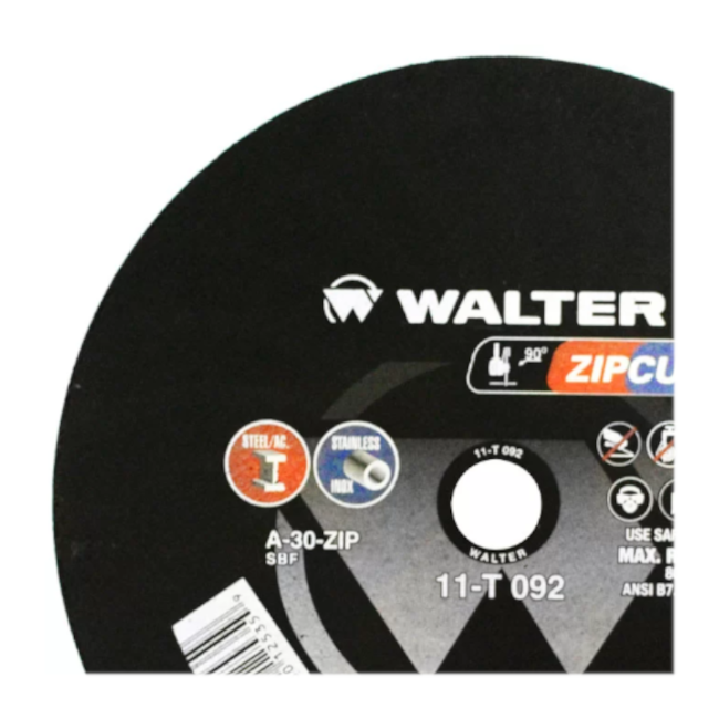 Disco de Corte 9'' X 5/64'' X 7/8'' ZIPCUT 11T092 WALTER-f8686154-f400-4327-997a-257a5fdf2c4a