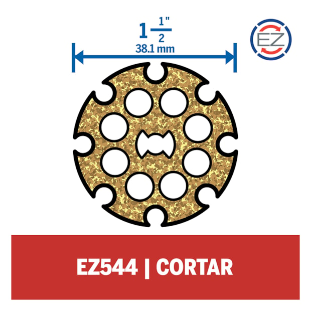 Disco de Corte de Carboneto de 1-1/2 EZ LOCK 2615E544AA DREMEL-78f20c23-f6a2-4583-9e01-ab35567f0492