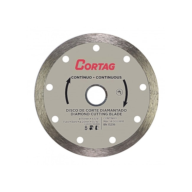 Disco de Corte Diamantado 110mm X 20mm Contínuo 60697 CORTAG-59cc4e48-9d4d-4c7e-842c-0caea6010a98
