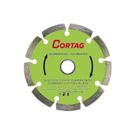 Disco de Corte Diamantado 110mm X 20mm Segmentado 60973 CORTAG