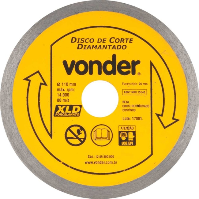 Disco de Corte Diamantado 110x20.0mm 7mm 1268800000 VONDER-ec255f74-c4f6-4570-847a-74c3e1753139