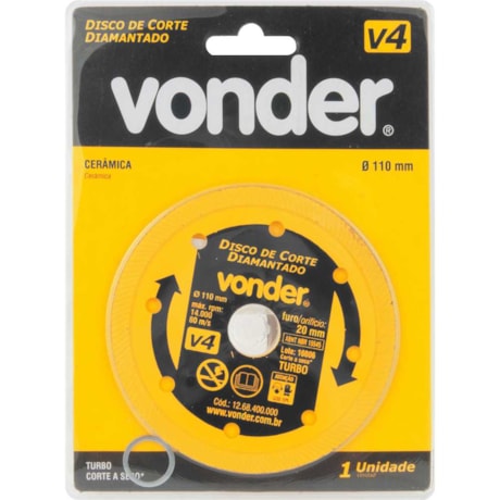 Disco de Corte Diamantado 110x20.0mm 7mm Turbo 1268400000 VONDER-b470f00a-56ca-418b-a58e-b41546556fab