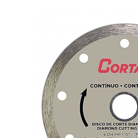 Disco de Corte Diamantado 254mm x 25,4mm Contínuo 61613 CORTAG-770b834b-da1b-4df7-9244-1e687331c5b0