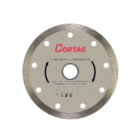 Disco de Corte Diamantado 254mm x 25,4mm Contínuo 61613 CORTAG