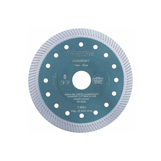 Disco de Corte Diamantado 254mm x 25,4mm Turbo DUROKORT 62016 CORTAG-d8a70a54-06ba-4c75-b2a3-c4cd16f9988d