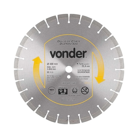 Disco de Corte Diamantado 400,0mm Segmentado 1268900040 VONDER-0fd46e60-119d-40ec-ac10-fe1df39c9a27