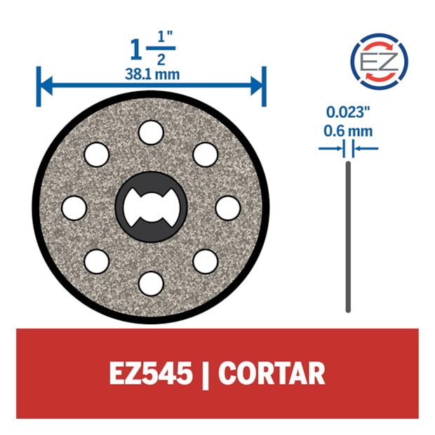 Disco de Corte Diamantado de 1-1/2