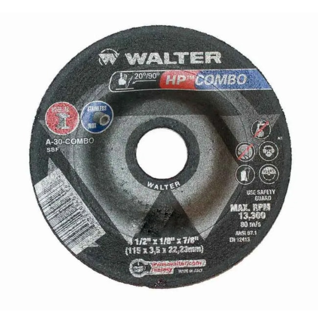 Disco de Corte e Desbaste Inox COMBO 08B462 WALTER ABRASIVOS-c96e4c2d-89f1-4c52-b20d-d94d6fc6cf99