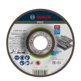Disco de Corte e Desbaste PRO Stainless Steel and Metal 4.1/2