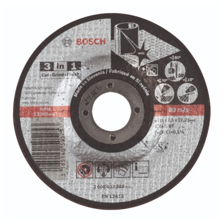 Disco de Corte e Desbaste PRO Stainless Steel and Metal 4.1/2