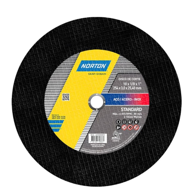 Disco de Corte Ferro 10