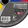 Disco de Corte Fino 4.1/2" X 1.00mm X 7/8" Inox STANDARD NORTON