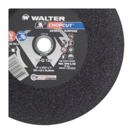 Disco de Corte Inox 12'' 3/32'' 10Q123 WALTER ABRASIVOS-4bdaba21-e439-4a46-9e50-3c30d0321100