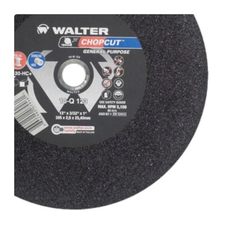 Disco de Corte Inox 12'' 3/32'' 10Q123 WALTER ABRASIVOS-6bdfff93-610b-4193-88df-8e8588f7784b