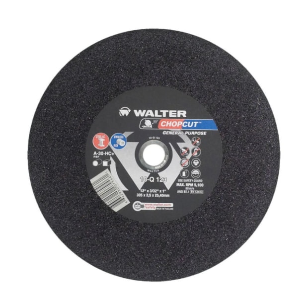 Disco de Corte Inox 12'' 3/32'' 10Q123 WALTER ABRASIVOS-d0faee33-be4b-4d77-8c2b-adeb8ba2c87d