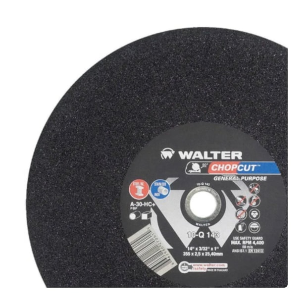 Disco de Corte Inox 14'' 3/32'' 10Q143 WALTER ABRASIVOS-70e19850-9358-4384-a507-bc0db76a71dc