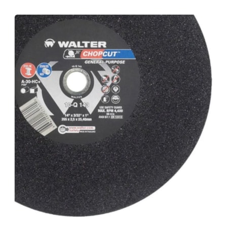 Disco de Corte Inox 14'' 3/32'' 10Q143 WALTER ABRASIVOS-dec19931-6bc9-4a8e-b68a-174900243b6f