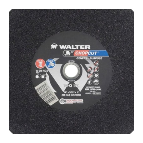 Disco de Corte Inox 14'' 3/32'' 10Q143 WALTER ABRASIVOS-11ba4e89-0124-471e-a0d1-c75639c62029