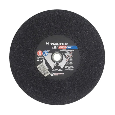 Disco de Corte Inox 14'' 3/32'' 10Q143 WALTER ABRASIVOS