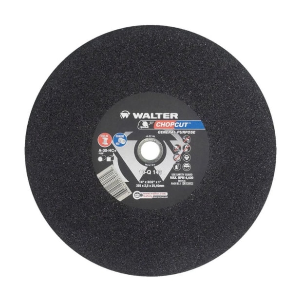 Disco de Corte Inox 14'' 3/32'' 10Q143 WALTER ABRASIVOS-2ac575aa-7bd3-4fcf-84d9-b04f6c74e8d7