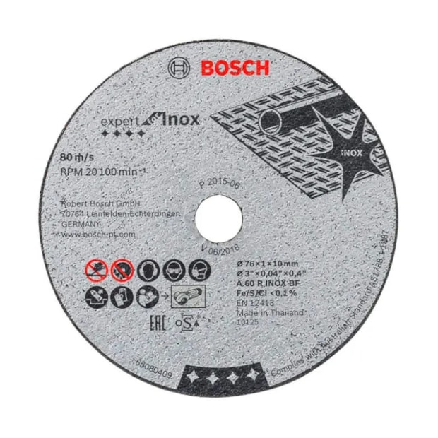 Disco de Corte Inox 3'' 1.0mm 25/64'' Expert 2608601520 BOSCH -17b9b705-6c0a-49c7-ad4c-4592c71666f8