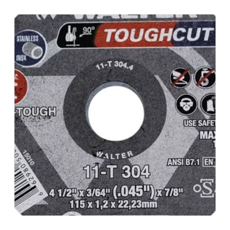 Disco de Corte Inox 4.1/2'' 11T304 WALTER ABRASIVOS-c0acaefa-7d38-4fc8-9e30-4b914f4f0a70