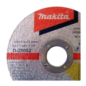 Disco de Corte Inox 4.1/2'' 22.2mm D-20002-10 MAKITA