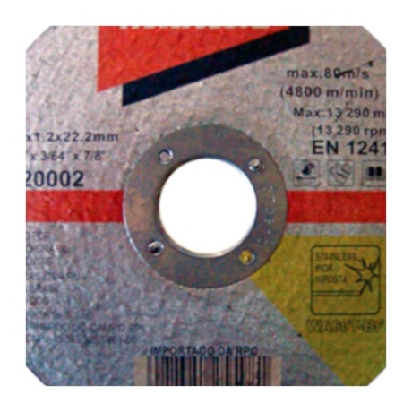 Disco de Corte Inox 4.1/2'' 22.2mm D-20002-10 MAKITA-7a39b6b6-8e76-4024-b971-1fd80ea3d67a