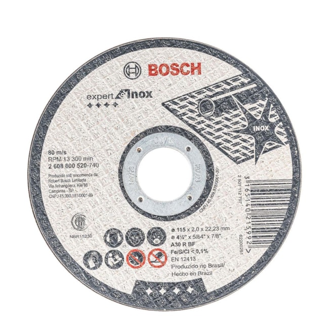 Disco de Corte Inox 4.1/2