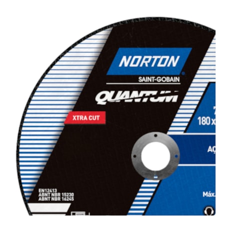 Disco de Corte Inox 7'' 1.9mm T41 66252849235 NORTON-1a8afc9a-c347-4b42-97f0-fd6076d78881